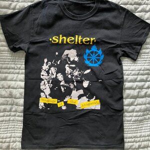 Shelter hardcore punk band tshirt